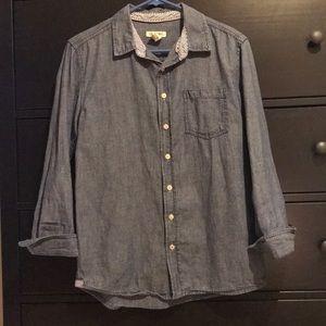Jean color dress shirt